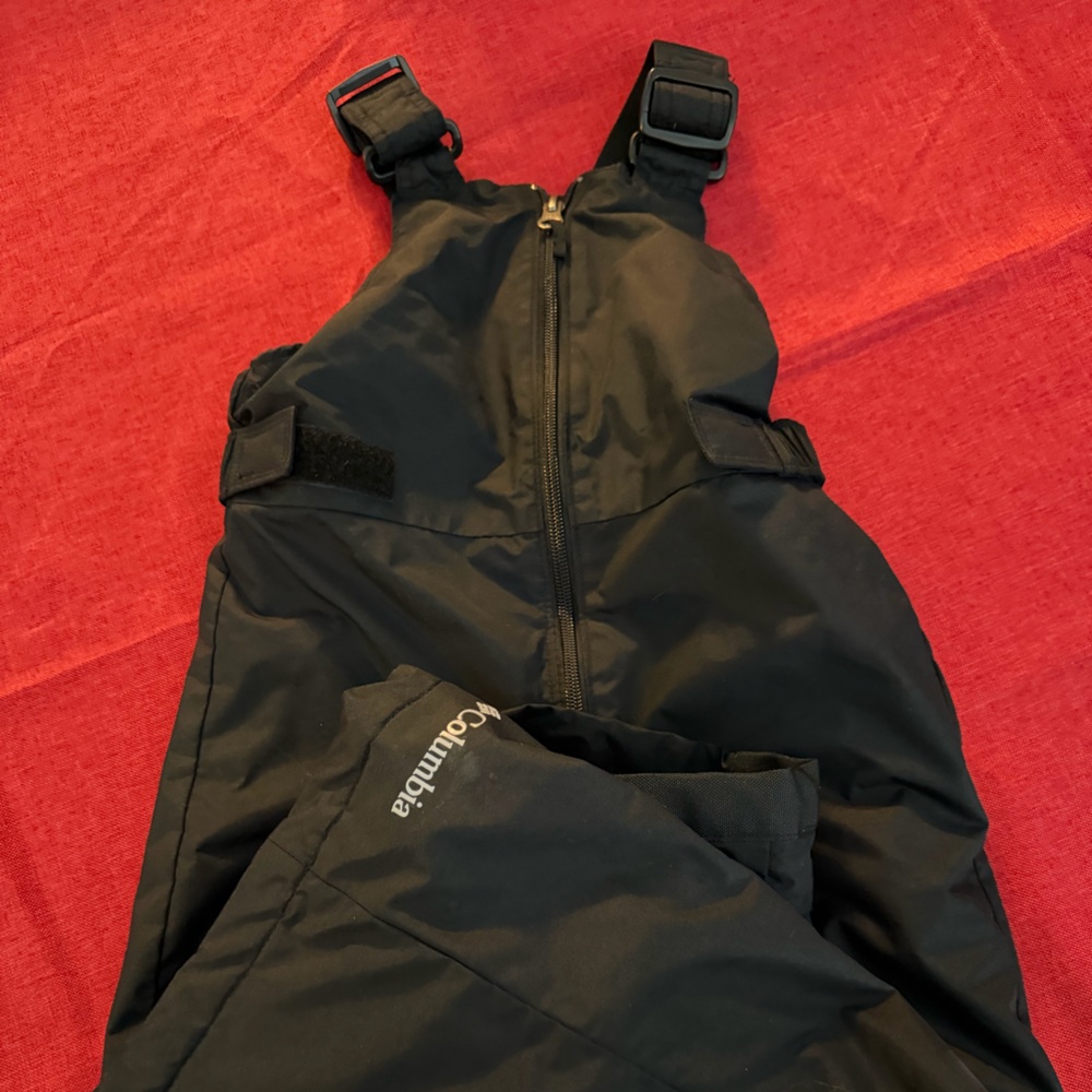 Columbia Black Kids Snow Bib